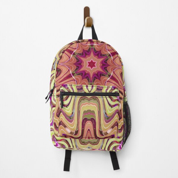 Item preview, Boho Vibes Abstract Kaleidoscope Maximalism Hippie Style Eclectic Mix of Pink Lilac Cream 6 of 16 designed and sold by Beachy.