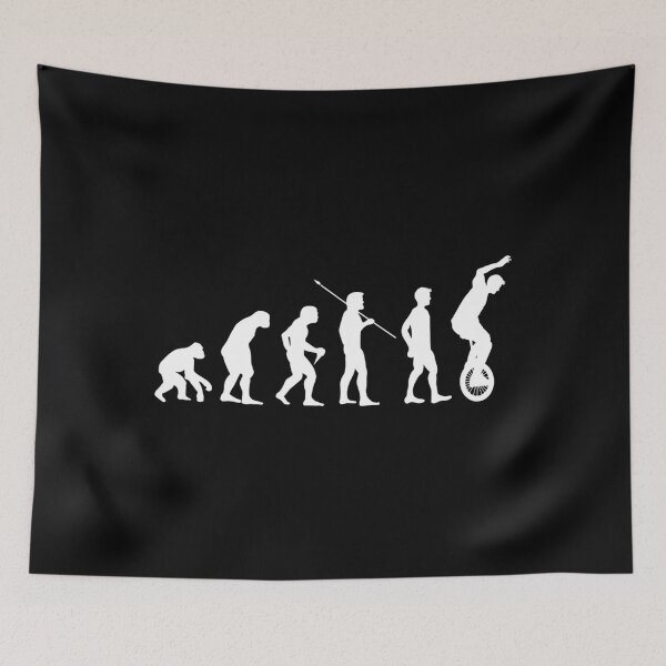 Item preview, Unicycle Evolution Funny Unicyclist Circus Cycling Gift designed and sold by sorebull-fighte.