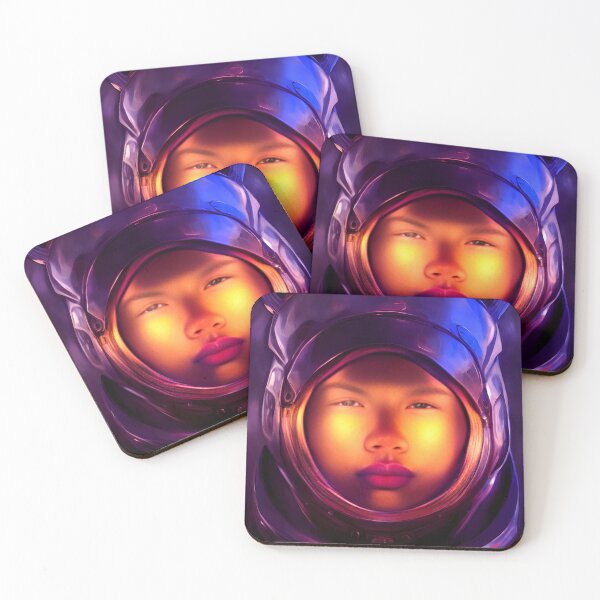 Item preview, astronaut in modern suit portrait #7 designed and sold by supeart.