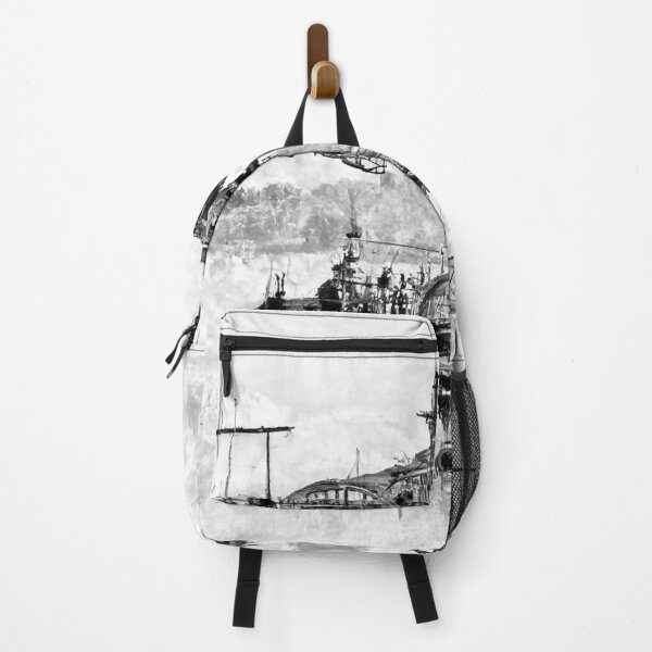 Item preview, Retro airships black and white version designed and sold by SJG-digital.