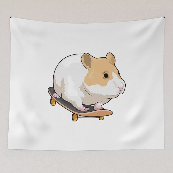 Item preview, Hamster Skater Skateboard designed and sold by Snabdesign84.