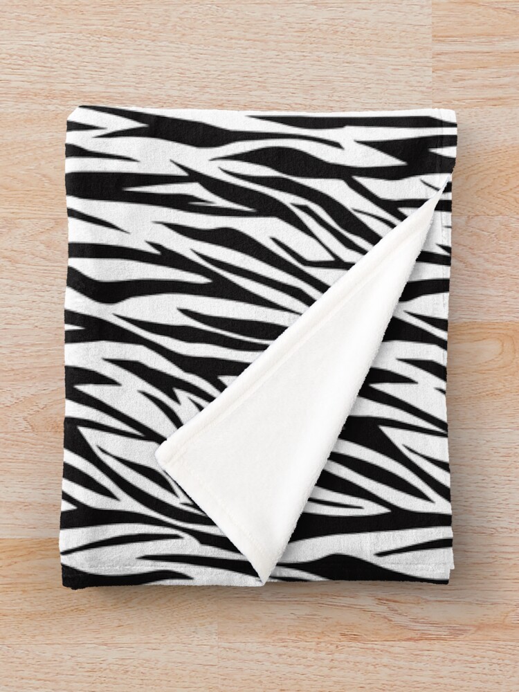 Thumbnail 3 of 6, Throw Blanket, Zebra pattern designed and sold by stavina.