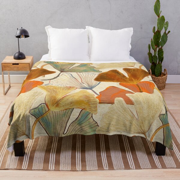 Item preview, Ginkgo Large Painting Fall Colors designed and sold by WildwaterDesign.