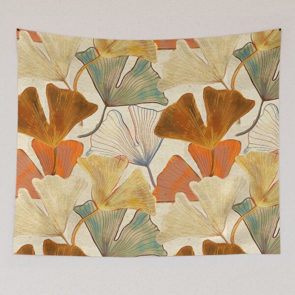 Item preview, Ginkgo Large Painting Fall Colors designed and sold by WildwaterDesign.