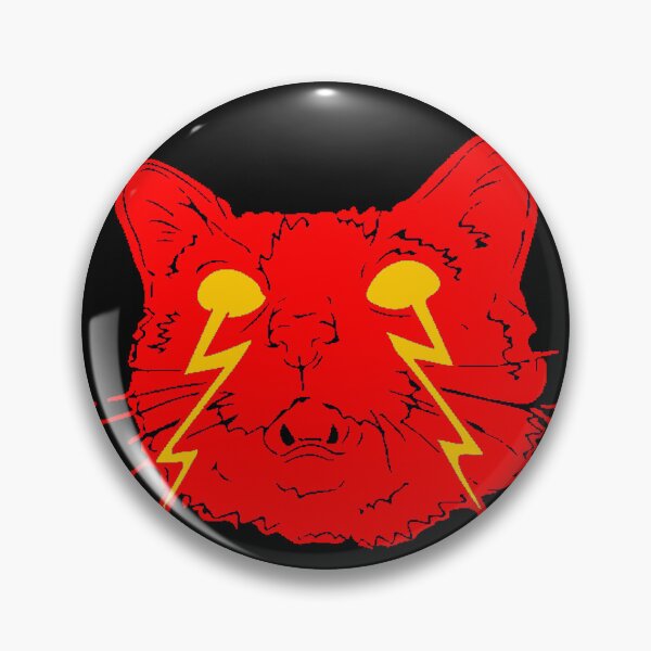 Item preview, Red Cat Lightning Bolt designed and sold by NewPrint.
