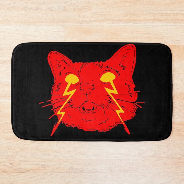 Item preview, Red Cat Lightning Bolt designed and sold by NewPrint.