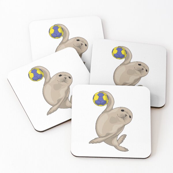 Item preview, Seal Handball player Handball designed and sold by Snabdesign84.