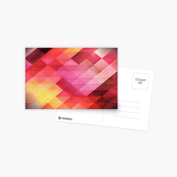 Fall pattern Postcard