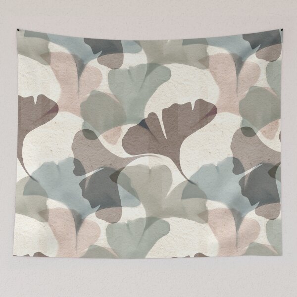 Item preview, Ginkgo Large Painting Soft Fall Colors designed and sold by WildwaterDesign.