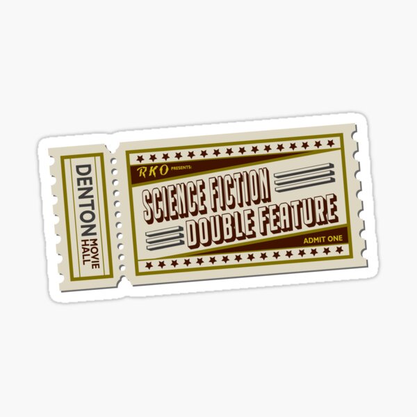 The Rocky Horror Picture Show - Science Fiction, Double Feature - Ticket Sticker