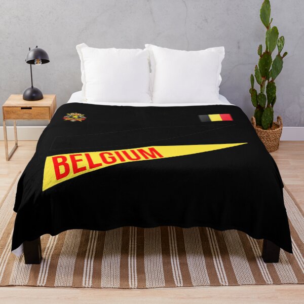Item preview, Belgian Football Jersey Flag Soccer Ball Youth Travel designed and sold by buoyantgraduati.