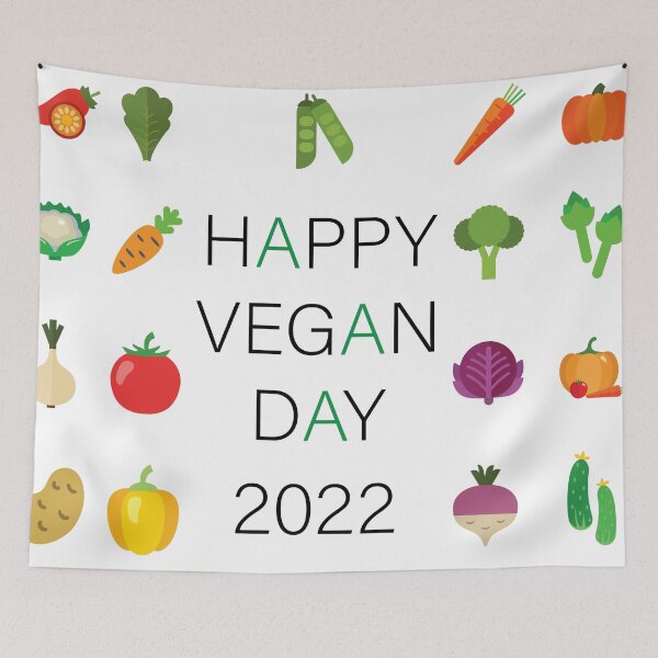 Item preview, Happy Vegan Day 2022  classic T-shirt  designed and sold by Graphichut.