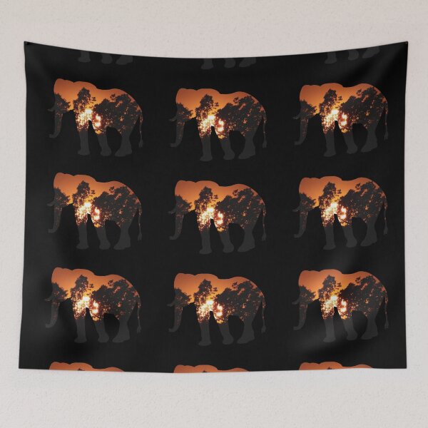 Item preview, The setting sun Elephant  designed and sold by LLC-Designs.