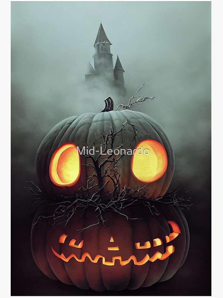 Halloween horror style no.3 | Art Board Print