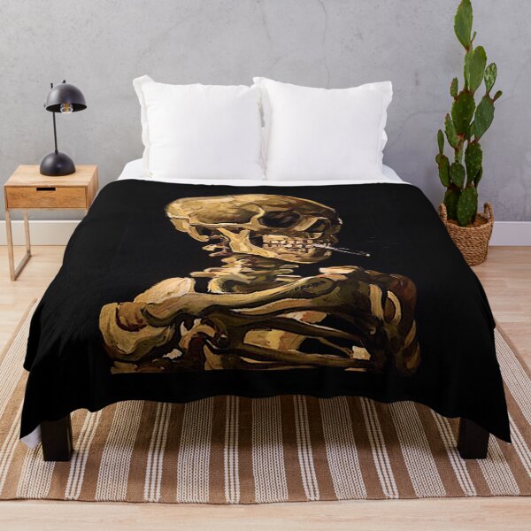 Item preview, Van Gogh. Skull with Burning Cigarette  designed and sold by Mark Jesus-Allen.