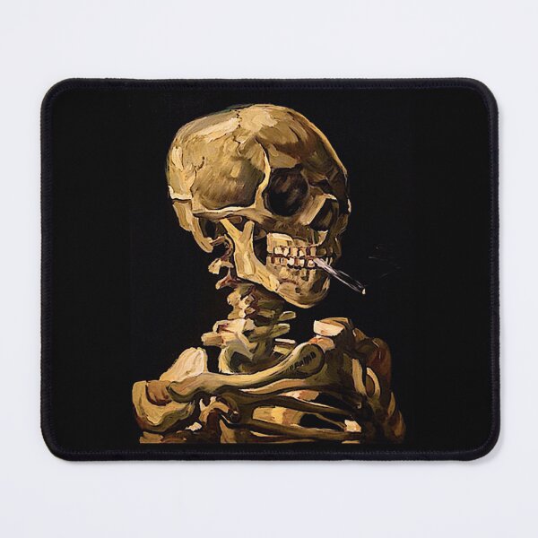 Item preview, Van Gogh. Skull with Burning Cigarette designed and sold by Mark Jesus-Allen.