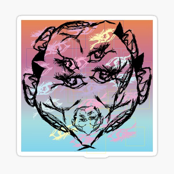Many Faces (Silence) Sticker
