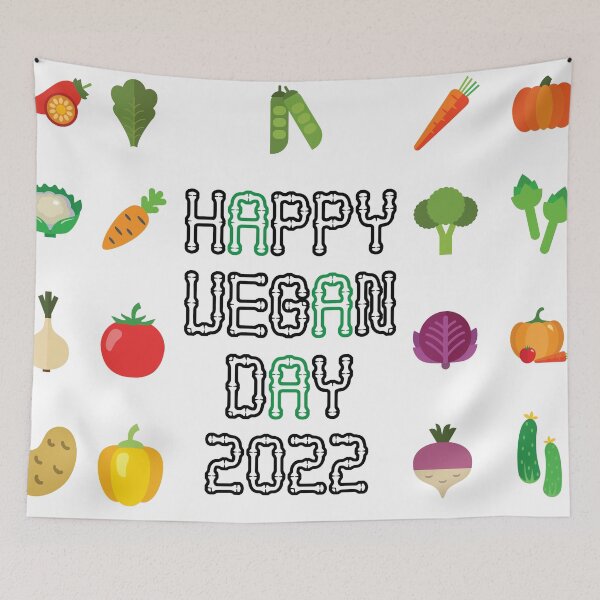 Item preview, Happy Vegan Day 2022  classic T-shirt  designed and sold by Graphichut.