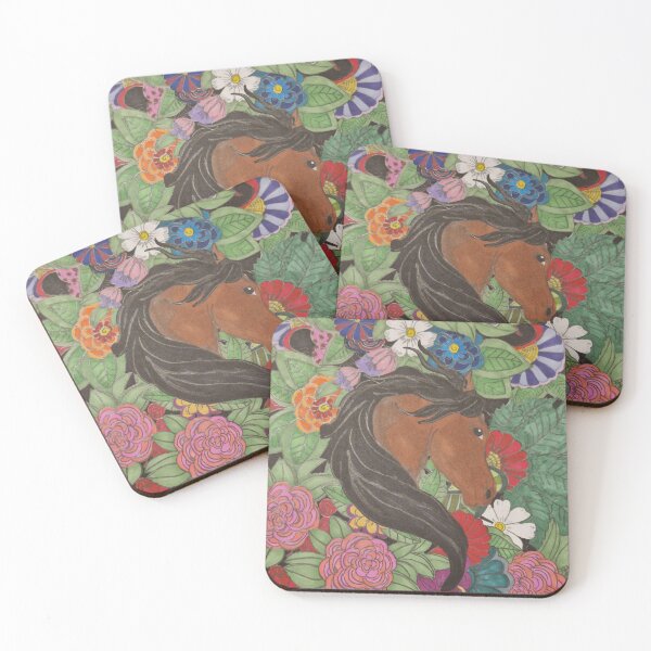 Item preview, Jardín de caballos designed and sold by KatieMRamsay.