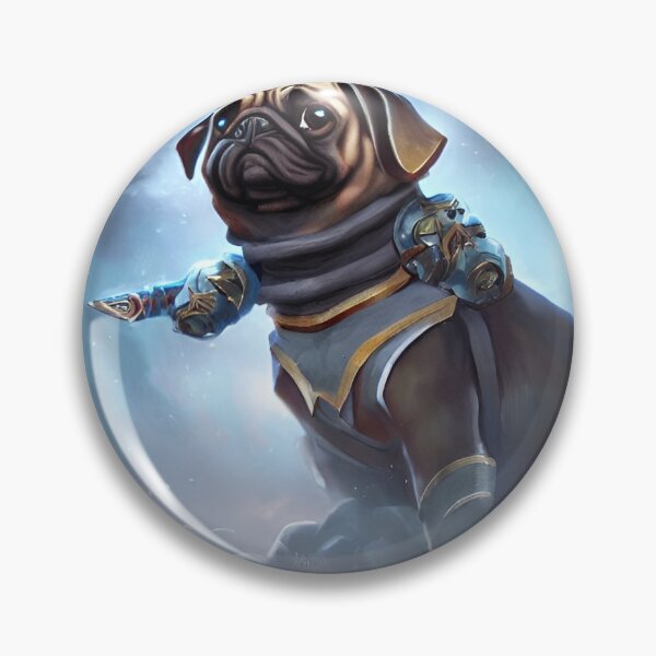 Item preview, AI Generated Art, War Pug designed and sold by RabbitHoleMI.