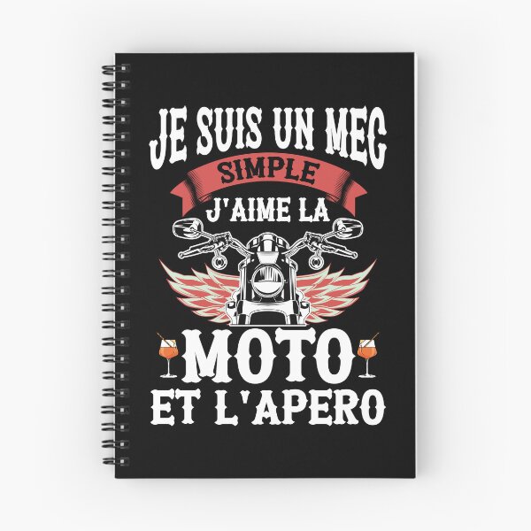 Item preview, Je Suis Un Mec Simple J aime La Moto Et Apéro designed and sold by Tatus Brinal.