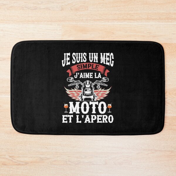 Item preview, Je Suis Un Mec Simple J aime La Moto Et Apéro designed and sold by Tatus Brinal.