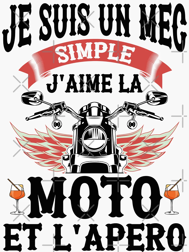 Badge for Sale avec l'œuvre « Motard Homme Moto Retraite Cadeau Moto  Motards » de l'artiste Tatus Brinal