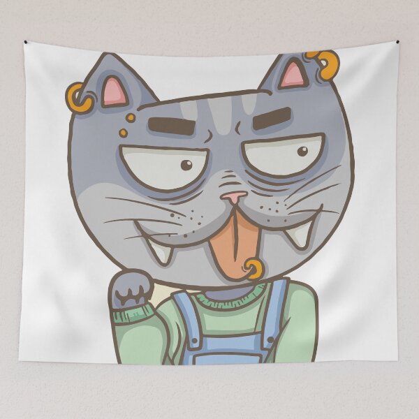 Item preview, this cat is so cool. designed and sold by MINTWOW.