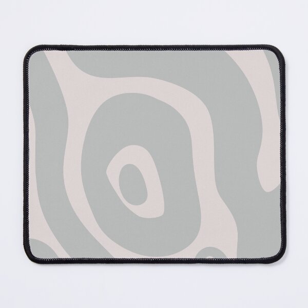 Item preview, Liquid Swirl Abstract Maximalist Pattern Retro Aesthetic Groovy Style Grayish Blue designed and sold by scorpiolane.
