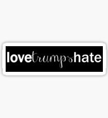 LOVEtrumpsHATE Sticker