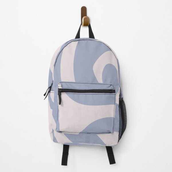 Item preview, Liquid Swirl Abstract Maximalist Pattern Retro Aesthetic Groovy Style Pigeon Blue designed and sold by scorpiolane.