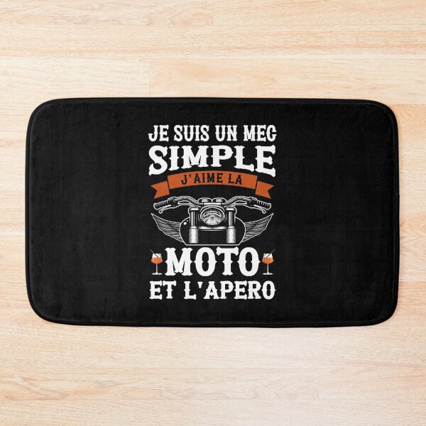Item preview, Je Suis Un Mec Simple J aime La Moto Et Apéro Cadeau Motorcycle Motards designed and sold by Tatus Brinal.