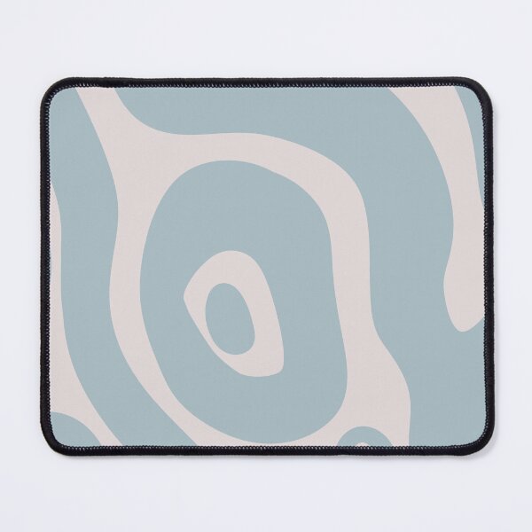Item preview, Liquid Swirl Abstract Maximalist Pattern Retro Aesthetic Groovy Style Sky Blue designed and sold by scorpiolane.