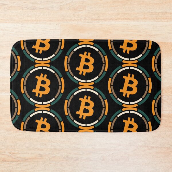 Item preview, Bitcoin BTC Crypto - Classic Logo Retro Colours designed and sold by CryptoMoods.