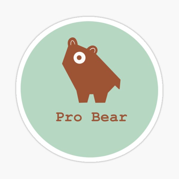 Strawless Bear Sticker for Sale by WashU-GlobeMed