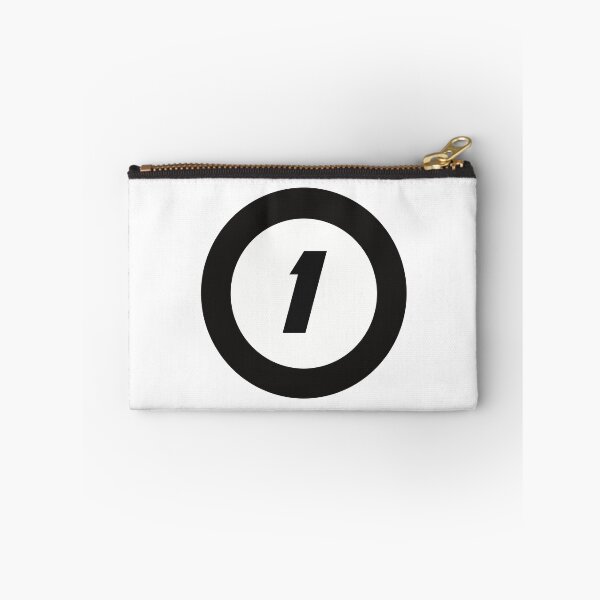 Item preview,  Number 1 in black and white circle designed and sold by Krista Robertson.