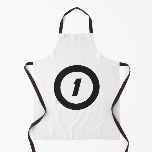 Item preview, Number 1 in black and white circle designed and sold by Krista Robertson.