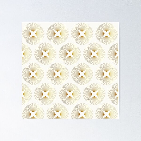 Item preview, Golden Stars Seamless Pattern designed and sold by MakeitMelo.