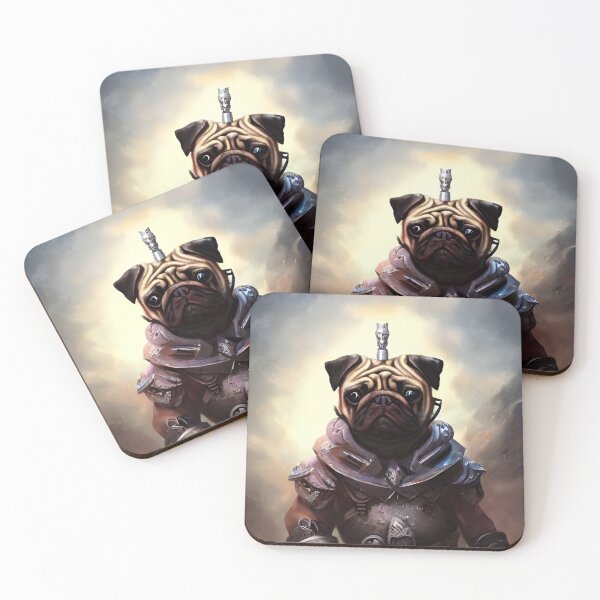 Item preview, AI Generated Art, War Pug designed and sold by RabbitHoleMI.