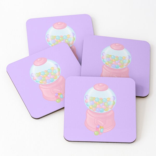 Item preview, cute pink gumball machine designed and sold by prismatic paper co.
