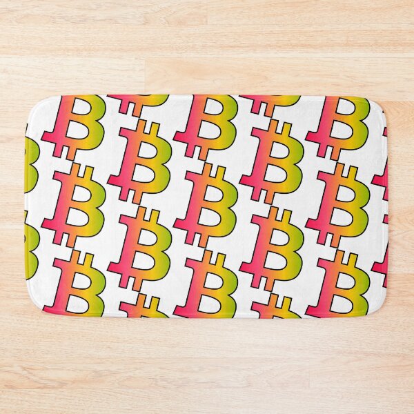 Item preview, Bitcoin BTC Crypto - Bright-Coloured Logo designed and sold by CryptoMoods.