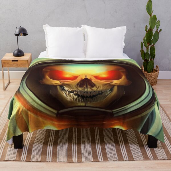 Item preview, Space Skull Vintage Skeleton Bones Illustration Artwork designed and sold by Motorenkammer.