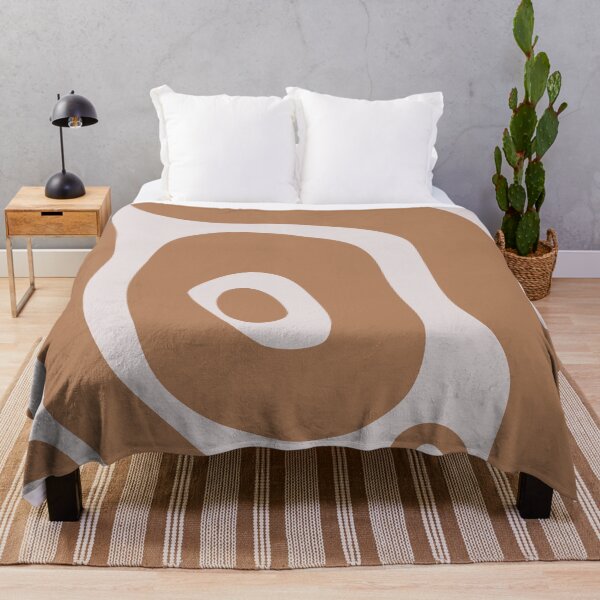 Item preview, Liquid Swirl Abstract Maximalist Pattern Retro Aesthetic Groovy Style Caramel designed and sold by scorpiolane.
