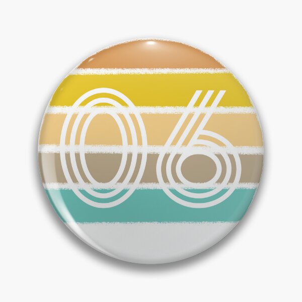 Item preview, Number 06 on Retro Sunset designed and sold by rhombusOnion.