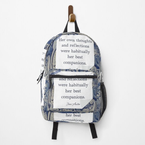 Item preview, Her own thoughts and reflections were habitually her best companions | Jane Austen quote designed and sold by CastlesClassics.