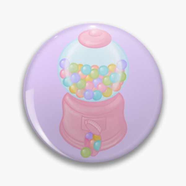 Item preview, cute pink gumball machine designed and sold by prismatic paper co.