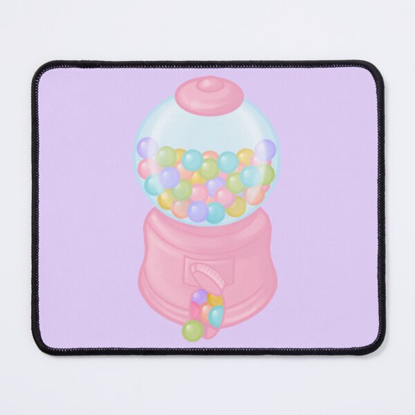 Item preview, cute pink gumball machine designed and sold by prismatic paper co.