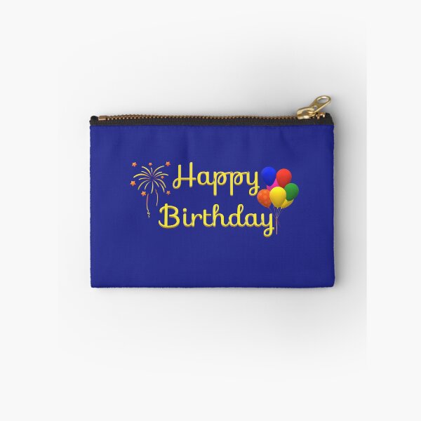Item preview, Happy Birthday with balloons, blue designed and sold by marysydidesign.