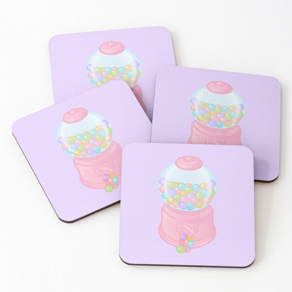 Item preview, cute pink gumball machine designed and sold by prismatic paper co.