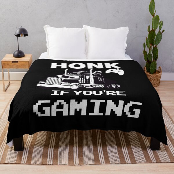 Item preview, Honk If You're Gaming - Trucker Gamer - Trucker Gift Ideas designed and sold by Shop Yeah.